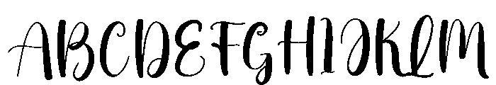 Bear1 Font UPPERCASE