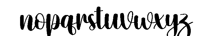 Bear1 Font LOWERCASE