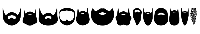 Beard Font UPPERCASE