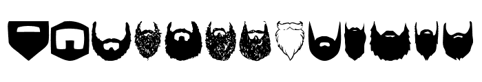 Beard Font LOWERCASE
