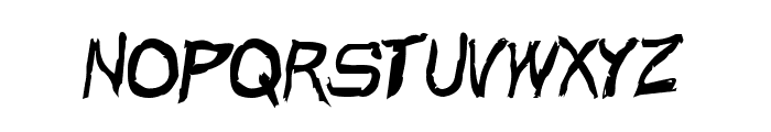 Beast Wars Condensed Font LOWERCASE