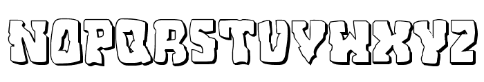 Beastian 3D Regular Font LOWERCASE