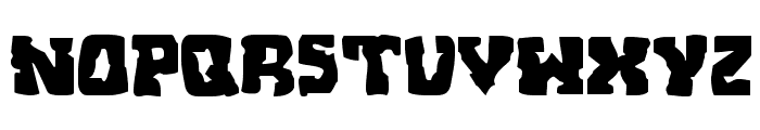 Beastian Expanded Font UPPERCASE