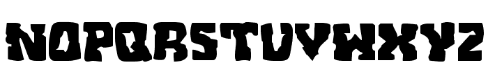 Beastian Expanded Font LOWERCASE