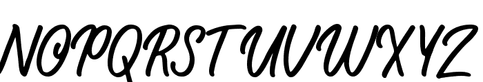 Beasty Morty Font UPPERCASE
