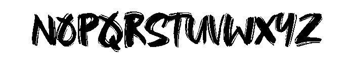 Beat Drop Font LOWERCASE