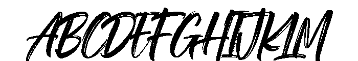 Beatcarb Font UPPERCASE