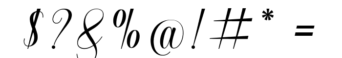 BeatriceScript-Regular Font OTHER CHARS