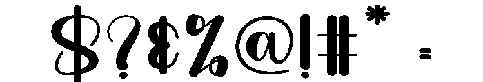 Beautica1 Font OTHER CHARS
