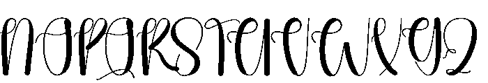 Beautica1 Font UPPERCASE