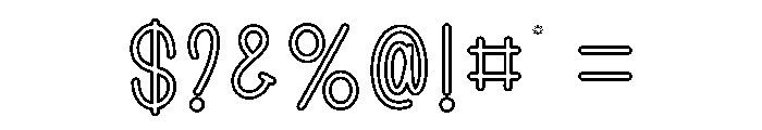 Beautiful Alphabet Font OTHER CHARS