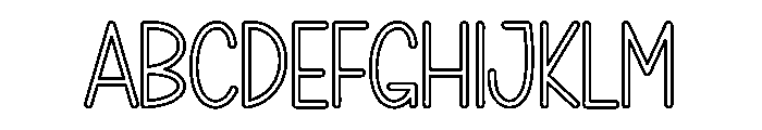 Beautiful Alphabet Font UPPERCASE
