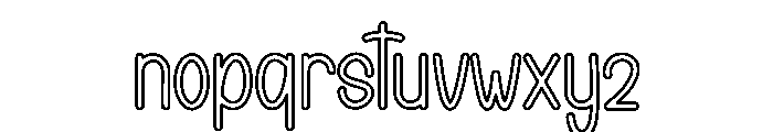 Beautiful Alphabet Font LOWERCASE