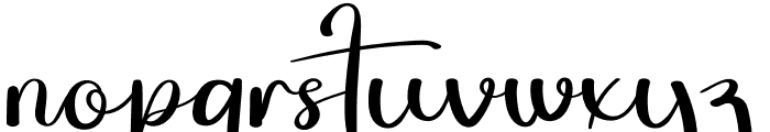 Beautiful Angel Font LOWERCASE