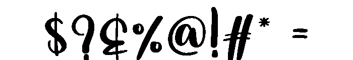 Beautiful Butterfly Font OTHER CHARS