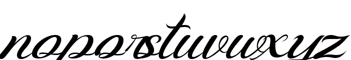 Beautiful Danila Italic Demo Italic Font LOWERCASE