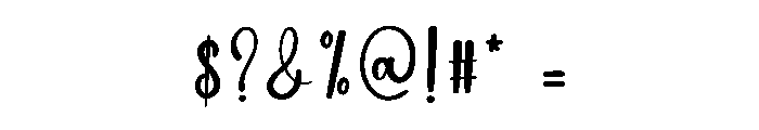 Beautiful Flower Font OTHER CHARS