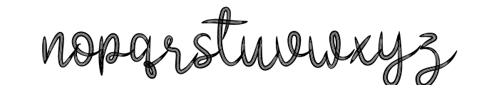 Beautiful Handmade Font LOWERCASE