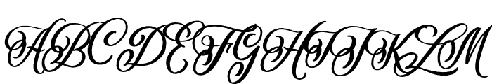 Beautiful Lovina Regular Font UPPERCASE