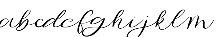 Beautiful Odete Font LOWERCASE