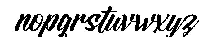 Beautiful Reluxes Font LOWERCASE