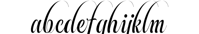Beautiful Roses Script Font LOWERCASE