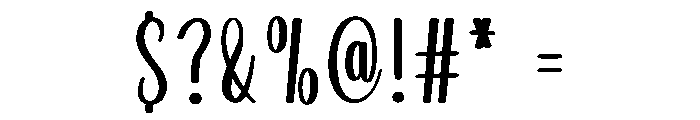 Beautiful Shopia Font OTHER CHARS