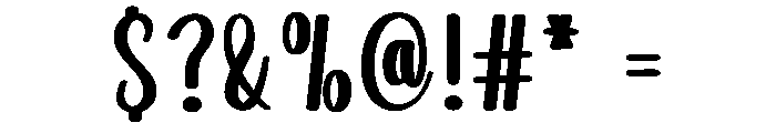 Beautiful Sunshine Font OTHER CHARS