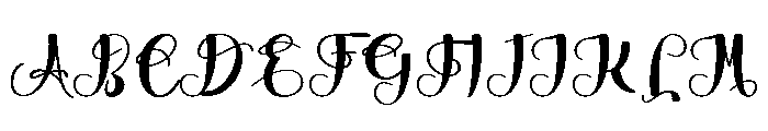 Beautiful Sunshine Font UPPERCASE