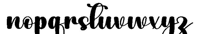 Beautiful Sunshine Font LOWERCASE