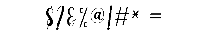 Beautiful3 Font OTHER CHARS