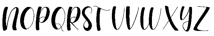 Beautiful3 Font UPPERCASE