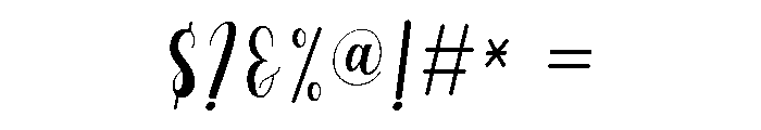 Beautiful4 Font OTHER CHARS