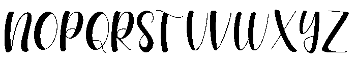 Beautiful4 Font UPPERCASE