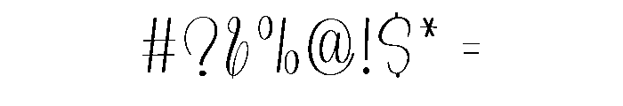 BeautifulHandwritten Font OTHER CHARS