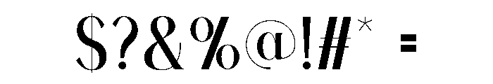 Beautify Font OTHER CHARS