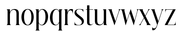 Beautique Display Condensed Font LOWERCASE