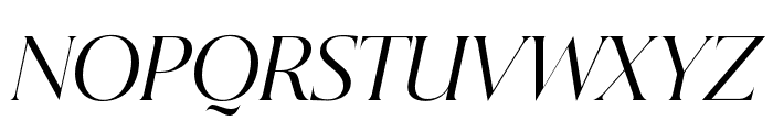 Beautique Display Italic Font UPPERCASE