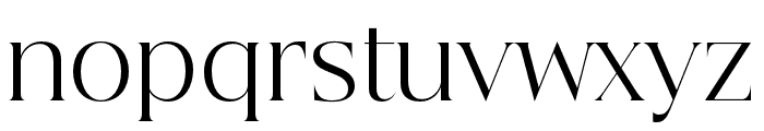 Beautique Display Light Font LOWERCASE
