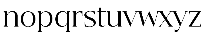 Beautique Display Regular Font LOWERCASE