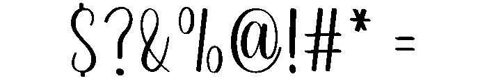 Beauty Autography Font OTHER CHARS