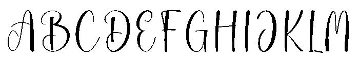 Beauty Autography Font UPPERCASE