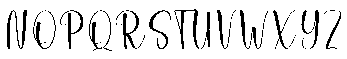 Beauty Autography Font UPPERCASE