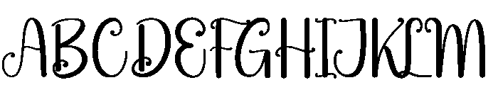 Beauty Barbie Font UPPERCASE
