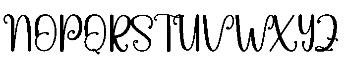 Beauty Barbie Font UPPERCASE