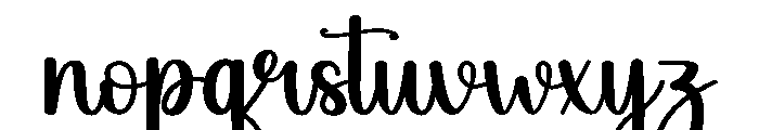 Beauty Barbie Font LOWERCASE