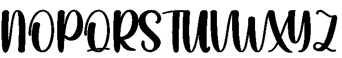Beauty Beach Font UPPERCASE
