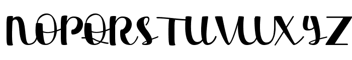 Beauty Day Font UPPERCASE