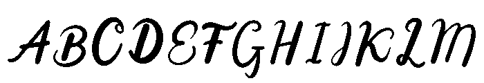 Beauty Garden Font UPPERCASE