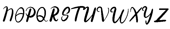 Beauty Garden Font UPPERCASE